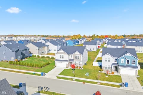 Aerial view at 8744 Dorill Creek Lane, Indianapolis, IN