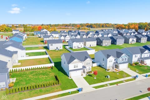 Aerial view at 8744 Dorill Creek Lane, Indianapolis, IN