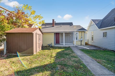 Backyard at 2130 Singleton Street, Indianapolis, IN