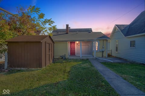 Backyard at 2130 Singleton Street, Indianapolis, IN