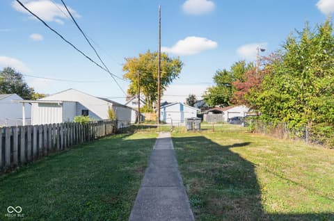Yard at 2130 Singleton Street, Indianapolis, IN