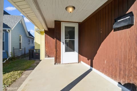 Outdoor living area at 2130 Singleton Street, Indianapolis, IN