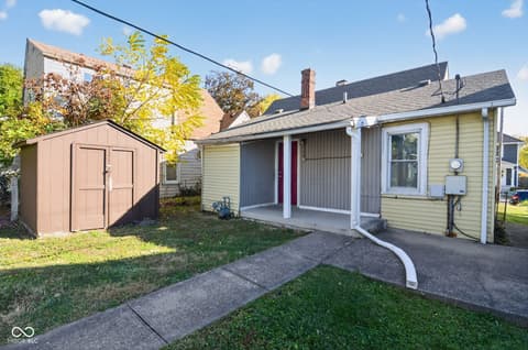 Backyard at 2130 Singleton Street, Indianapolis, IN