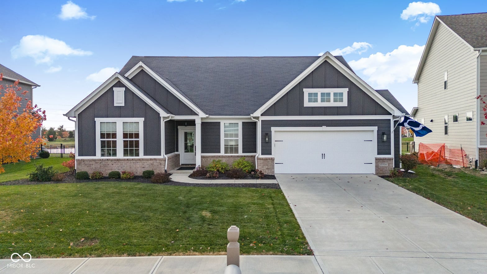 Front exterior at 15706 Maybell Lane, Westfield, IN