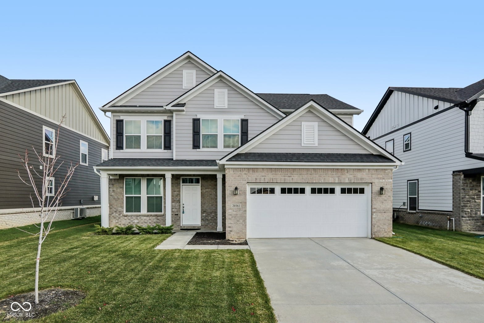 Front exterior at 20361 Hudson Bay Lane, Westfield, IN