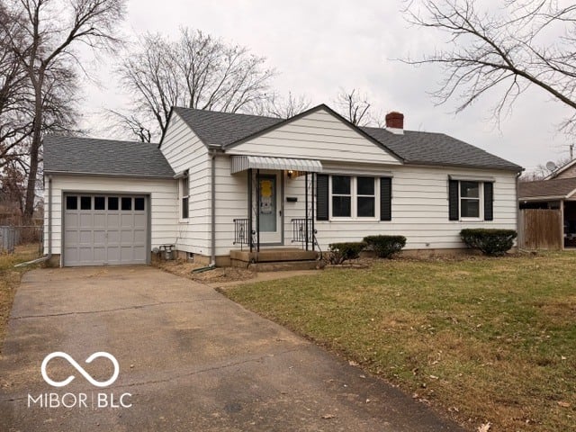 Front exterior at 5870 Cadillac Drive, Speedway, IN