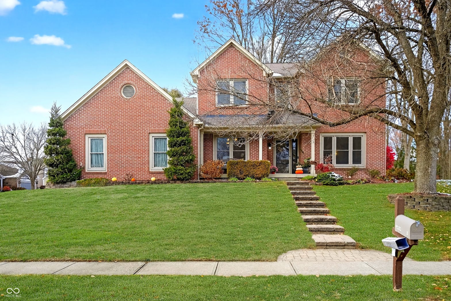 Front exterior at 9202 Conway Court, Fishers, IN