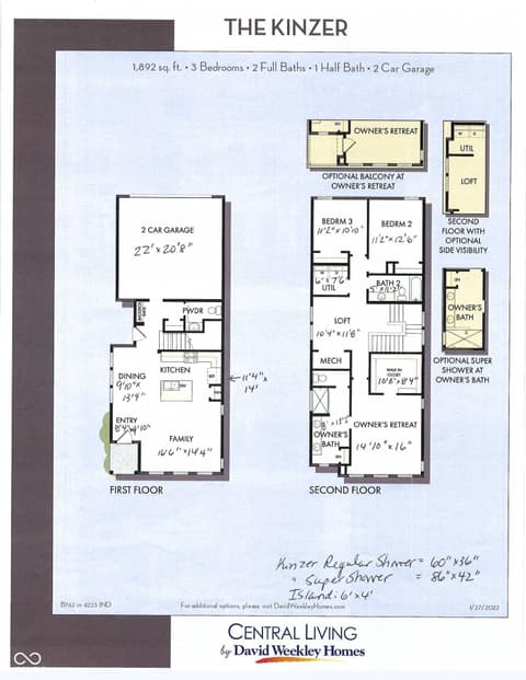 Floor Plan — 576 Steinbeck Place, Carmel, IN