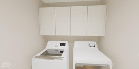 Laundry room at 5736 Birtz Road, Indianapolis, IN