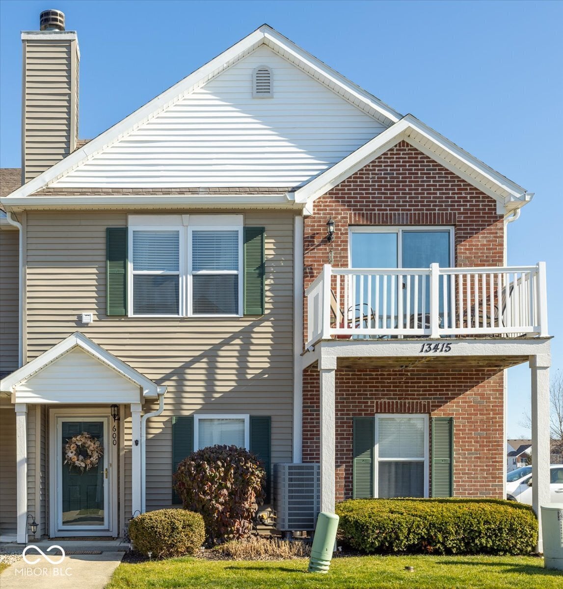 Front exterior at 13415 White Granite Drive, Fishers, IN