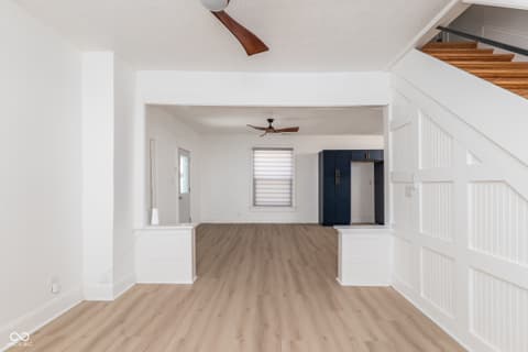 Living room at 1606 English Avenue, Indianapolis, IN