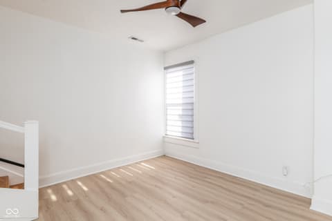 Living room at 1606 English Avenue, Indianapolis, IN