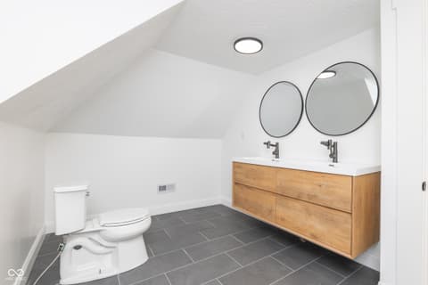 Primary bathroom at 1606 English Avenue, Indianapolis, IN