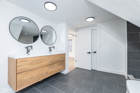 Primary bathroom at 1606 English Avenue, Indianapolis, IN
