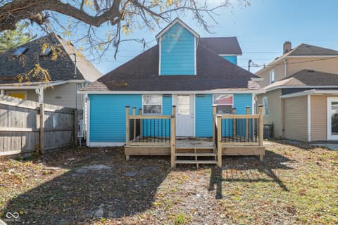 Backyard at 1606 English Avenue, Indianapolis, IN