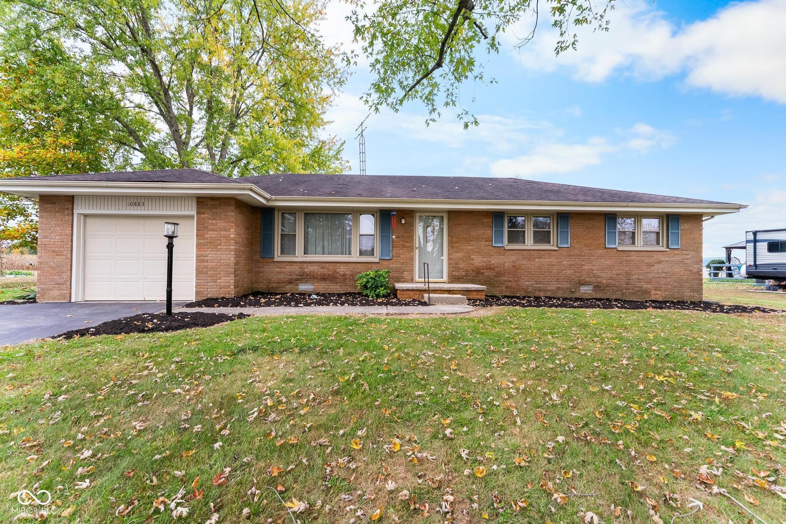 Front exterior at 10883 E Greendale Drive, Seymour, IN