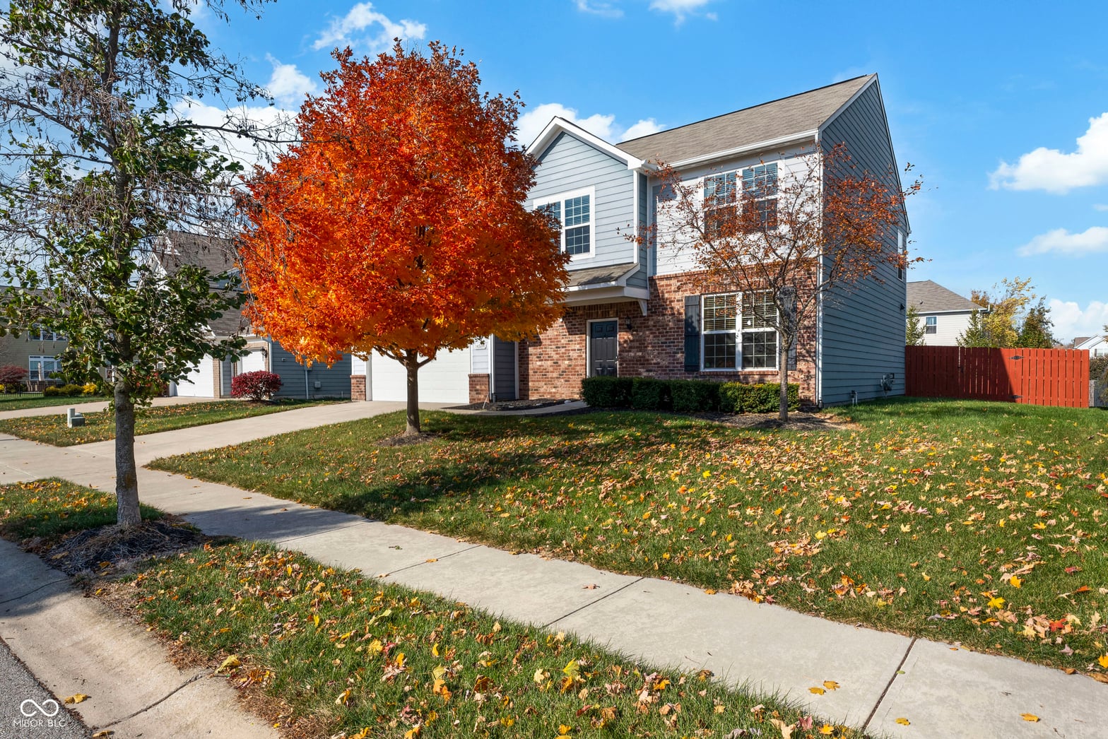 Front exterior at 14584 Hinton Drive, Fishers, IN