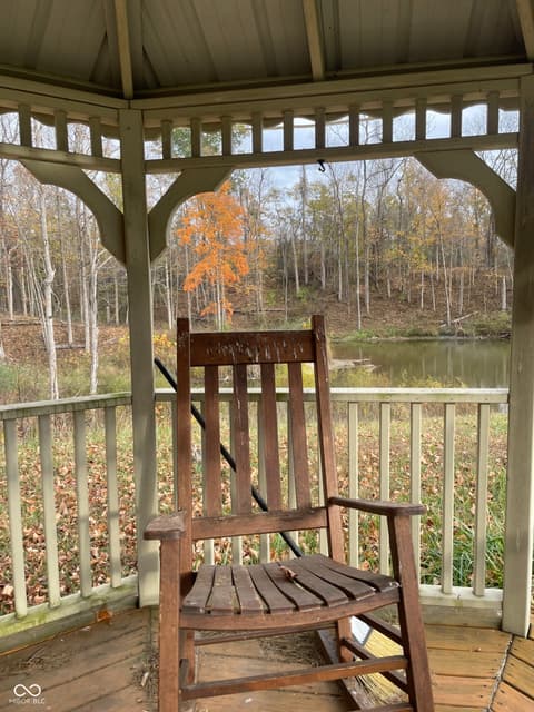 Outdoor living area at 1355 N County Road 375 W, Greencastle, IN
