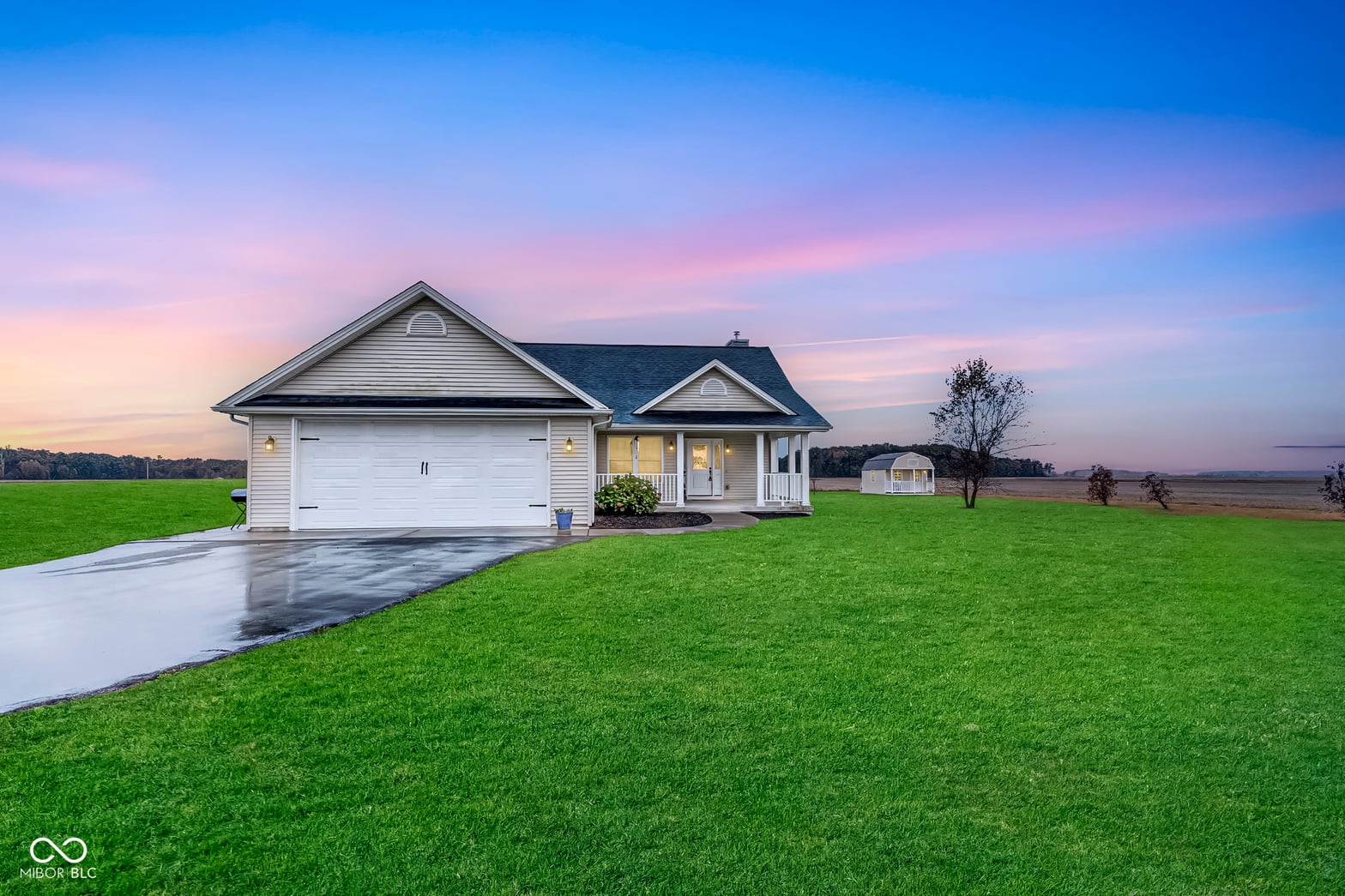Front exterior at 6385 E County Road 1000 N, Butlerville, IN