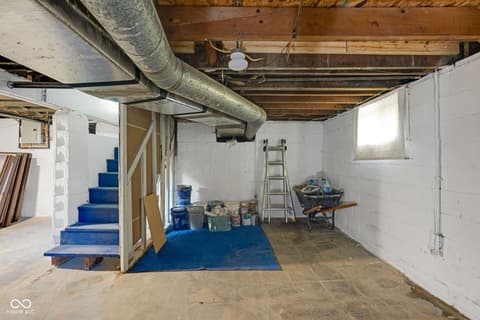 Basement at 2509 S New Jersey Street, Indianapolis, IN