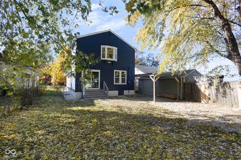 Backyard at 2509 S New Jersey Street, Indianapolis, IN