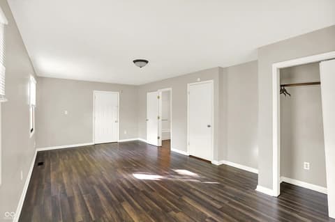 Primary bedroom at 1905 N Dequincy Street, Indianapolis, IN