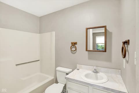 Primary bathroom at 1905 N Dequincy Street, Indianapolis, IN
