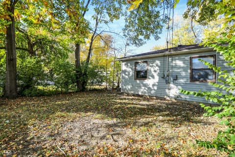 Backyard at 1905 N Dequincy Street, Indianapolis, IN