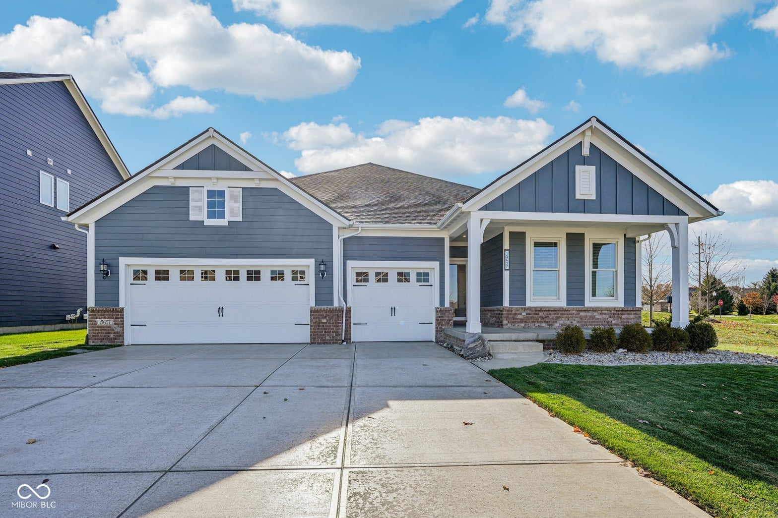 Front exterior at 15657 Hush Hickory Bend, Westfield, IN