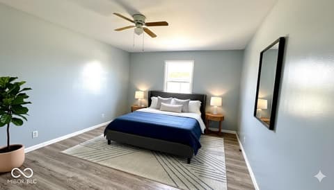 Bedroom at 1335 E Washington Street, Muncie, IN