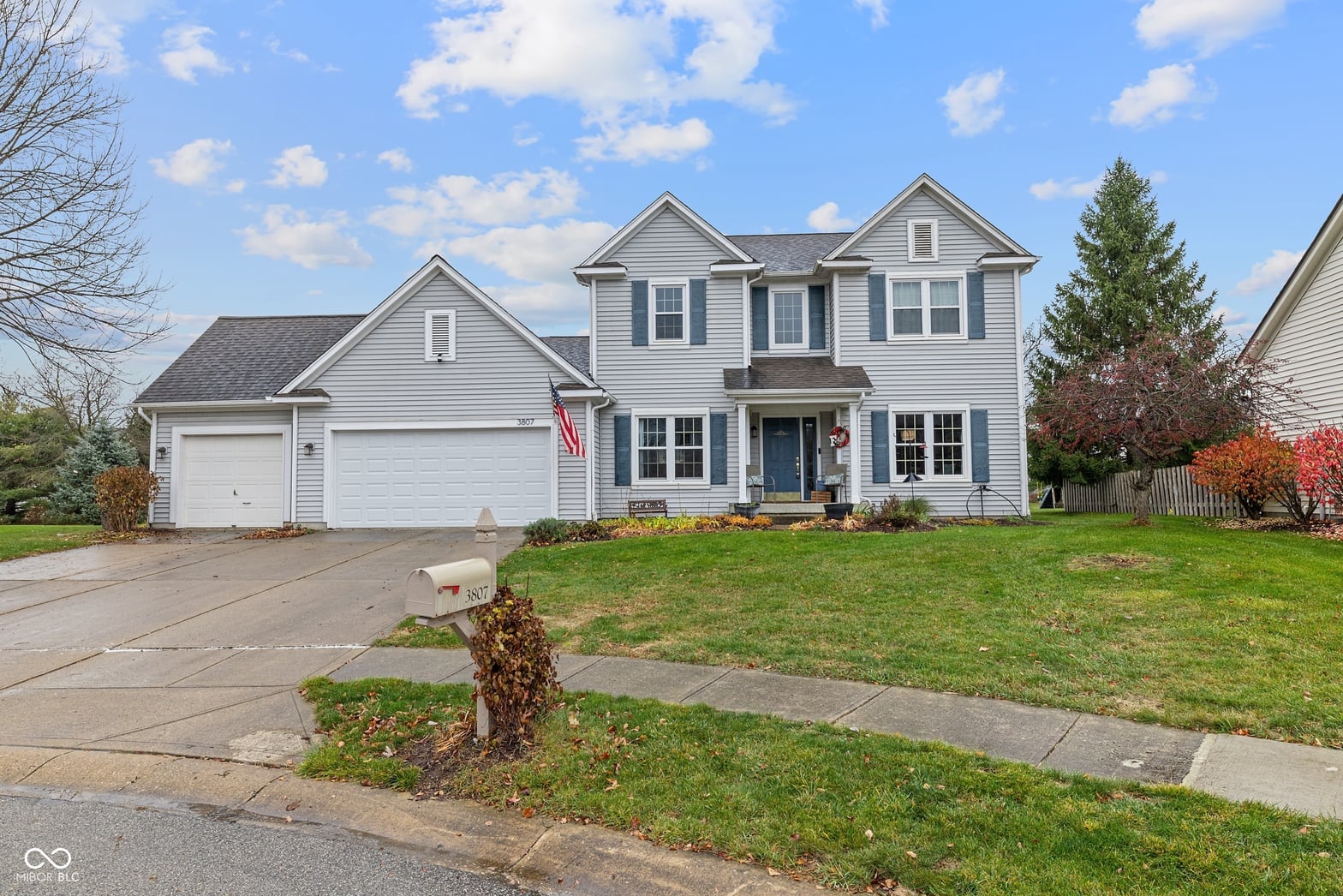 Front exterior at 3807 Marion Court, Carmel, IN