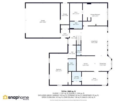Floor Plan — 175 Mill Springs, Coatesville, IN