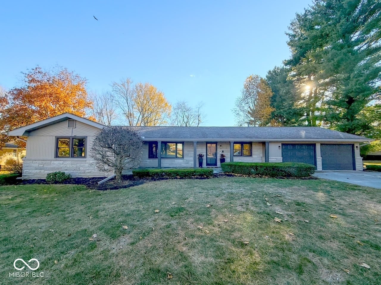 Front exterior at 228 Breezy Lane, Kokomo, IN