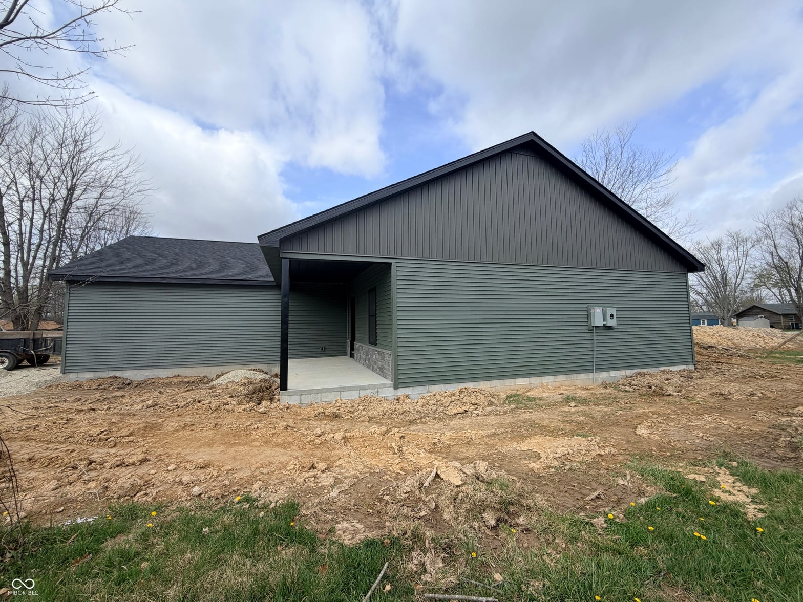 Backyard at 381 W Itawamba Trail, Greensburg, IN