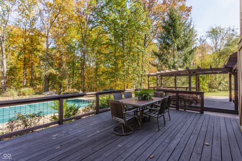 Outdoor living area at 2034 Dubois Road, Spencer, IN