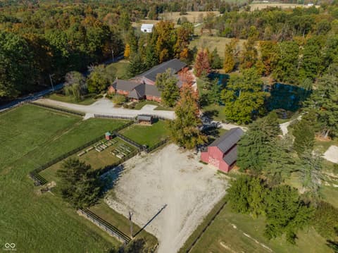Aerial view at 2034 Dubois Road, Spencer, IN