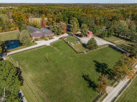 Aerial view at 2034 Dubois Road, Spencer, IN