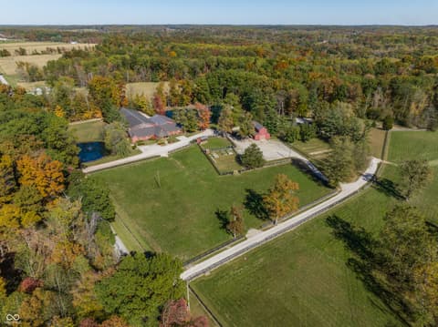 Aerial view at 2034 Dubois Road, Spencer, IN