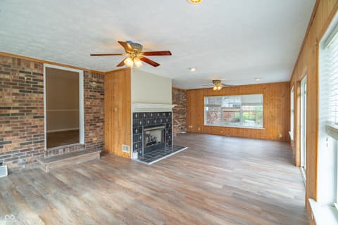 Family room at 125 N Windmill Trail, Greenwood, IN