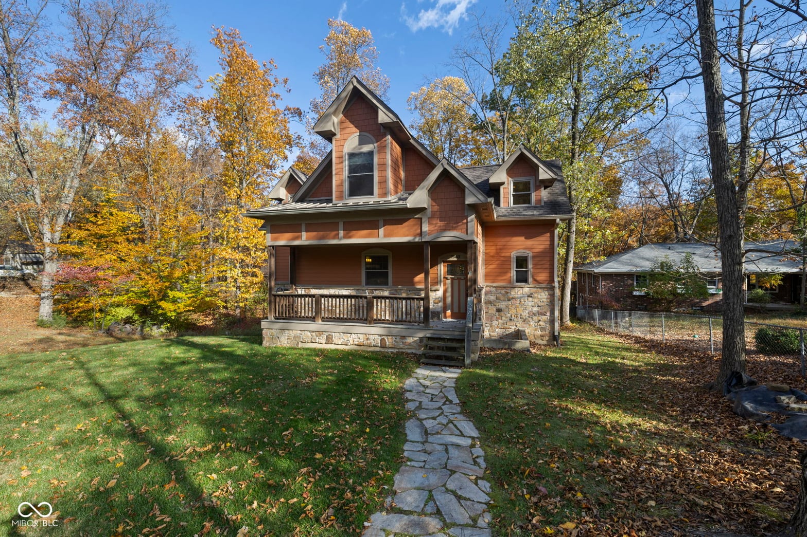 Front exterior at 7563 Grizzly Drive, Nineveh, IN