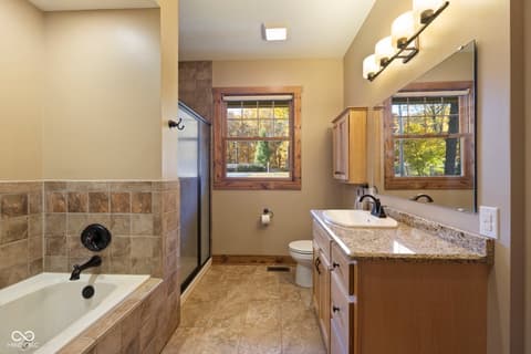 Bathroom at 7563 Grizzly Drive, Nineveh, IN