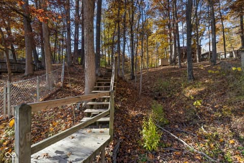 Yard at 7563 Grizzly Drive, Nineveh, IN