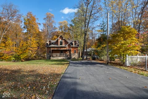 Front exterior at 7563 Grizzly Drive, Nineveh, IN