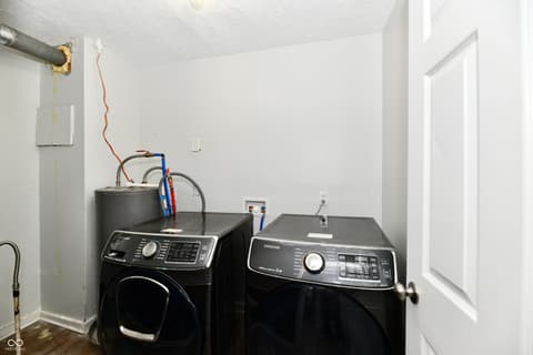 Laundry room at 2220 Villa Avenue, Indianapolis, IN