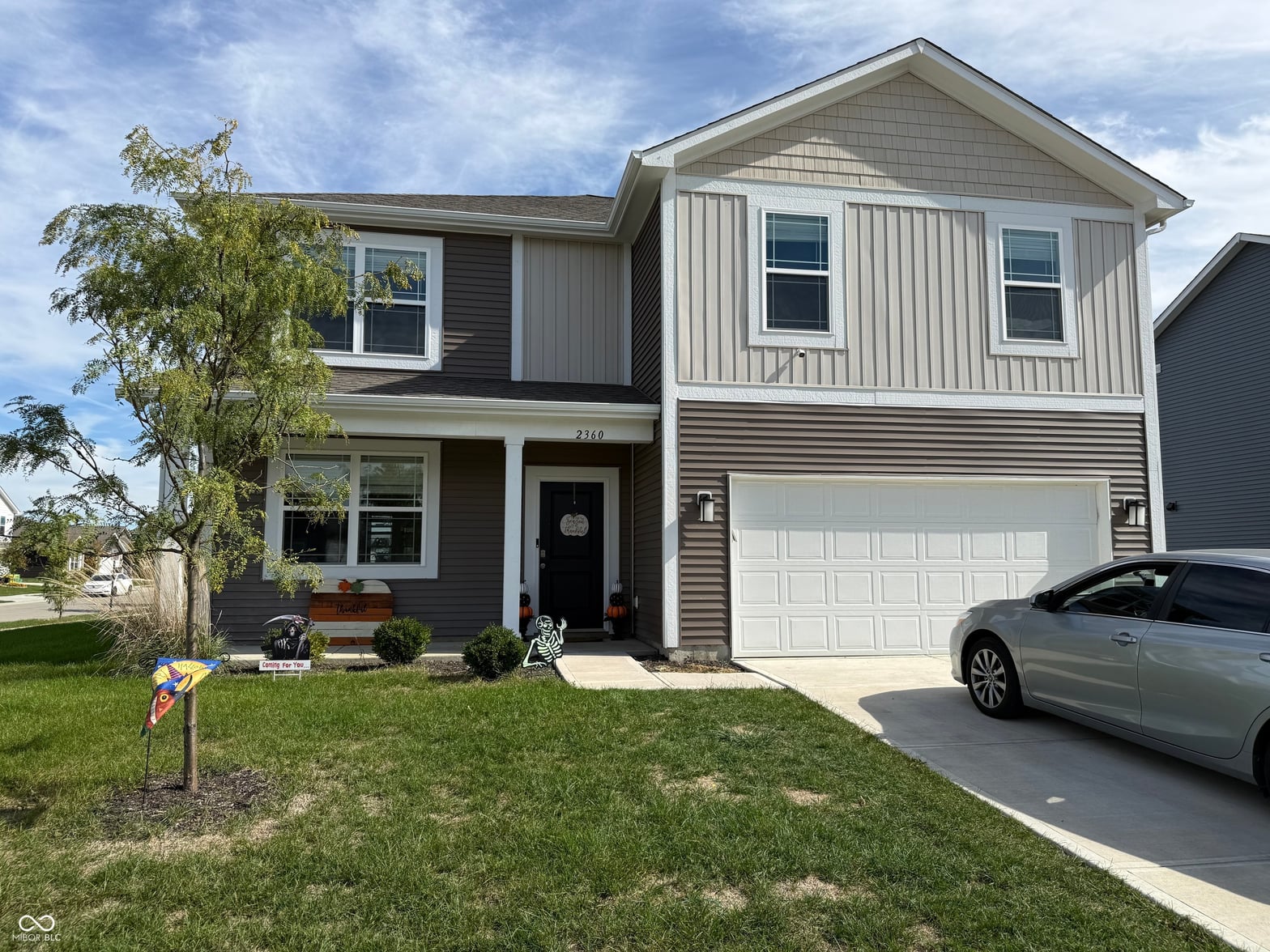 Front exterior at 2360 Larkspur Lane, Shelbyville, IN