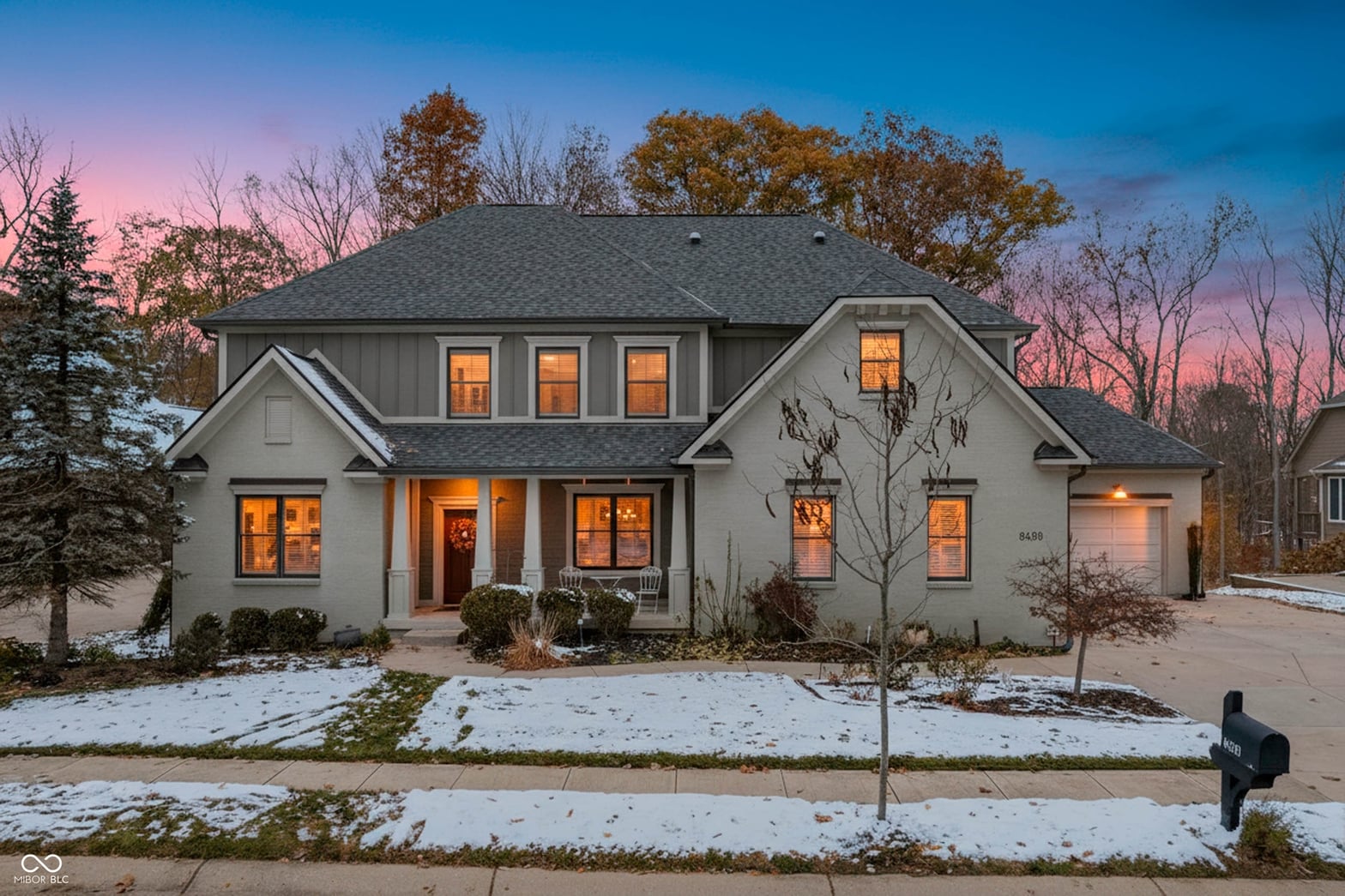Front exterior at 8450 Preservation Way, Indianapolis, IN