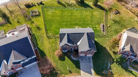 Aerial view at 14903 Stable Stone Terrace, Fishers, IN