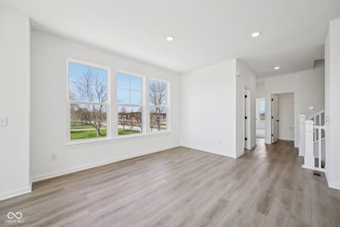 Living room at 5807 CR W 750 N, McCordsville, IN