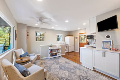 Living room at 7200 Grouper Drive, Nineveh, IN