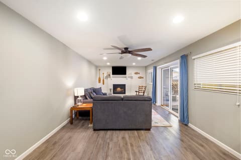 Living room at 7200 Grouper Drive, Nineveh, IN